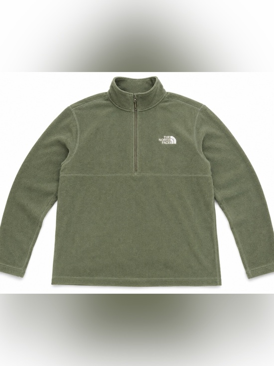 The North Face Other - The‎ North Face Mens Olive Green Quarter-Zip Fleece Pullover Sweater Large